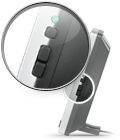 Built-in volume controls