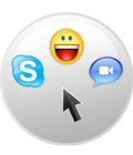 Use your favorite IM platform