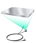 Anodized-aluminum housing