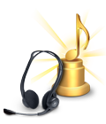 Full-range stereo headphones