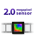 True 2-megapixel sensor