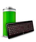 Three-year keyboard battery life