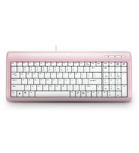 Ultra-Flat Keyboard Pink
