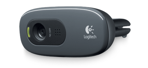 Logitech C270 HD Webcam 720P with Built-in Noise-cancelling Mic