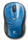 Blue Swirl Mouse
