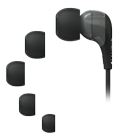 Five sizes of soft ear cushions