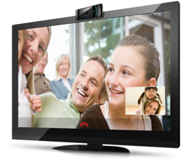 HD video calls on your HDTV