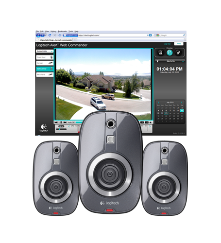 Logitech Alert&trade; Indoor Videoüberwachungskamera System Promo Paket
