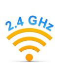 Advanced 2.4 GHz wireless connectivity