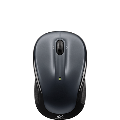 Wireless Mouse M325, dark grey, top view