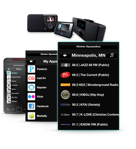 Squeezbox Controller App