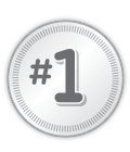 Number one badge
