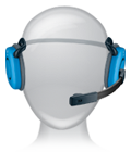 Lightweight, behind-the-head design