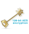 128-bit AES encryption