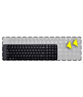 Kit Teclado e Mouse Logitech Wireless Combo MK220