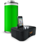 Charges your iPod or iPhone