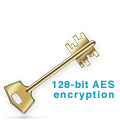 128-bit AES encryption