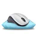 M235 wireless mouse on a pillow