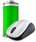 M235 mouse with battery icon