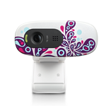 HD Webcam C270 White Paisley White Glamour Image SM