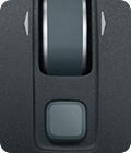 Wireless Mouse M560 scroll wheel closeup