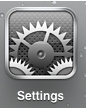 Ícone de Configurações do iOS