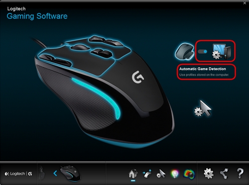 G300s-Modus für automatische Spielerkennung