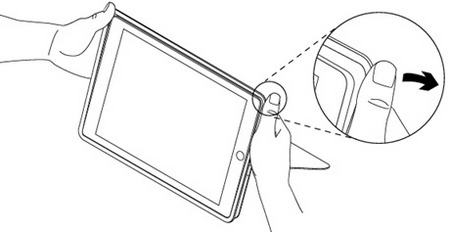 Remove iPad Step 1