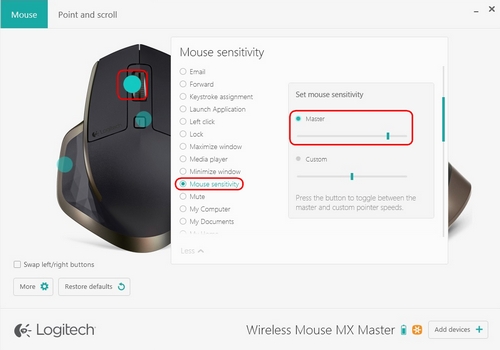 Set Mouse Sensitivity