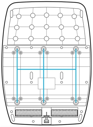 Bevestiging van pedalen