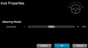 Steering Wheel Axis Properties