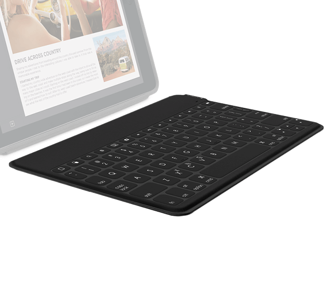 KeystoGo iPad keyboard black