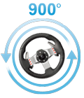 900-degree wheel rotation