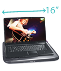 Fits laptops up to 16 inches