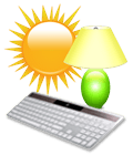 Light-powered keyboard