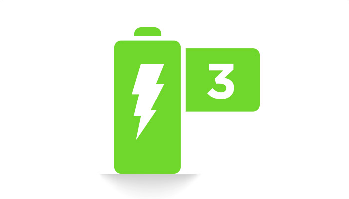 3 year battery life