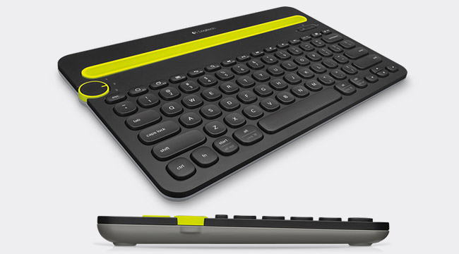 K480 top and side view. Black and yellow version.