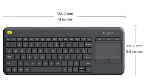 Wireless Touch Keyboard K400 Plus