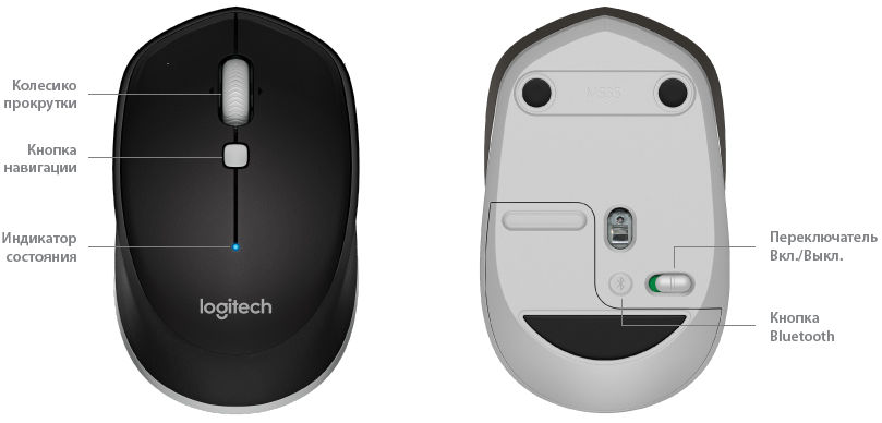 Mysh Logitech M535 Bluetooth Mouse Rukovodstvo Po Nastrojke