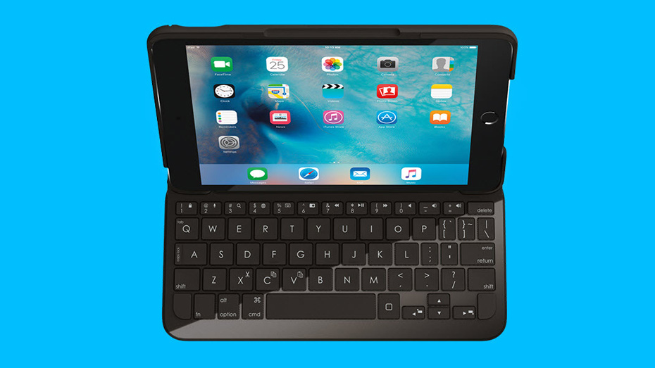 Logitech FOCUS iPad Mini 4 Keyboard Case with Bluetooth Keyboard