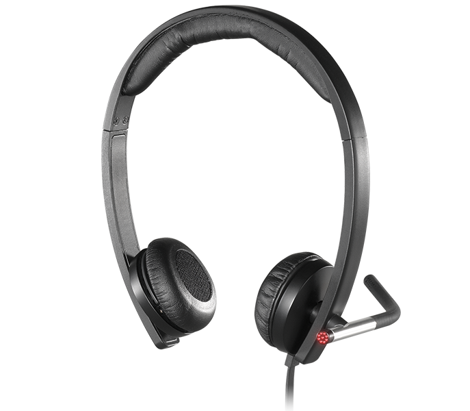 Logitech Business H650e Headset With Noise Cancelling Mic - quality black headphones roblox