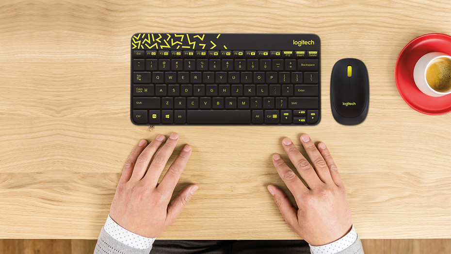 Logitech MK240 Nano Wireless Keyboard & Mouse Combo-Logitech Pakistan