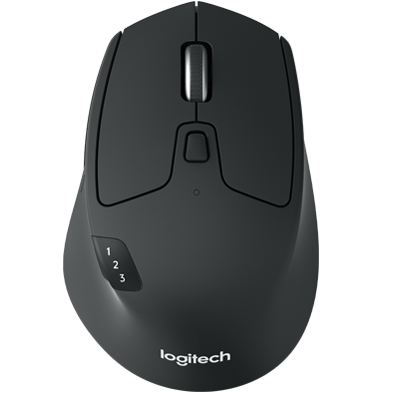 Image of M720 Triathlon Multi-Device Wireless Mouse with Hyper-fast scrolling - Black