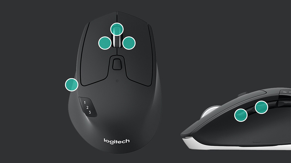 Logitech M720 Triathlon Mutli-Computer Wireless Mouse-Logitech Pakistan