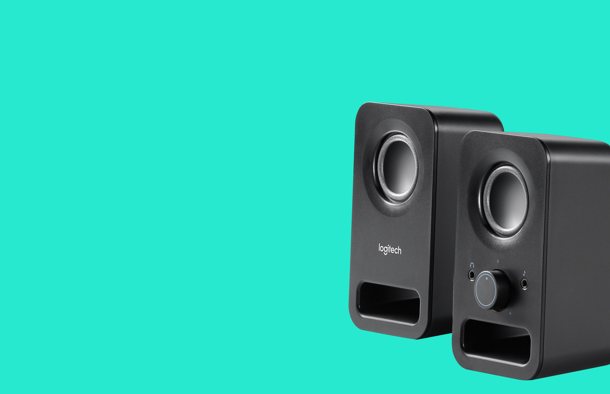 Logitech Haut-parleurs stéréo Z150 Son stéréo clair