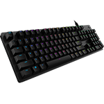 G512 Carbon LIGHTSYNC RGB Mechanical Gaming Keyboard - Carbon UK English (Qwerty) GX Blue Switch
