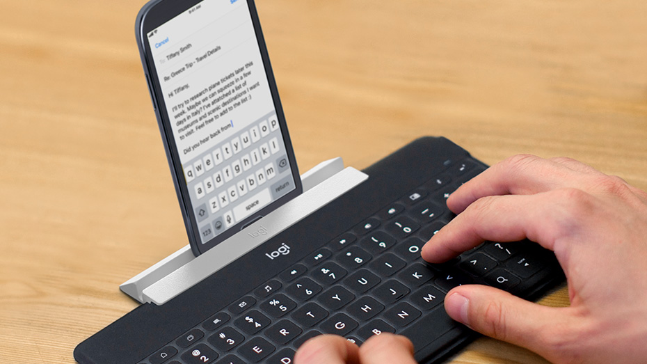 Logitech Keys to Go bærbart, trådløst tastatur for iOS Keys To Go. Ultra portable keyboard for Android and Windows