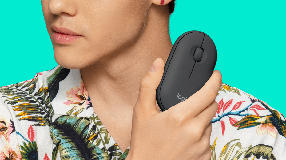 Logitech Pebble M350 - 自然貼合您的手掌