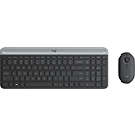 Slim Wireless Keyboard and Mouse Combo MK470 - Graphite - FranÃ§ais (Azerty)