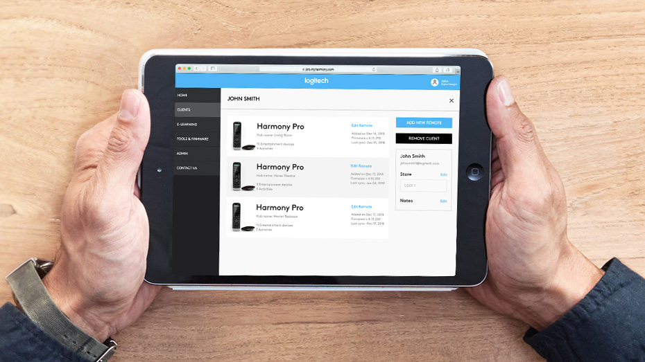 Logitech Harmony Pro 2400 Hub Universal Remote & Smart Home Control